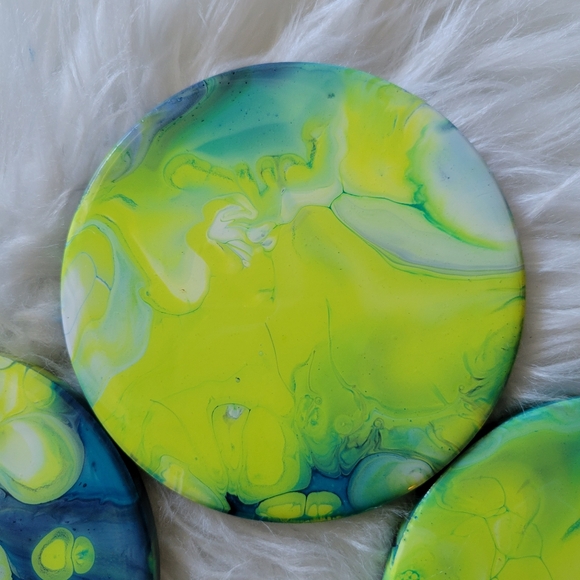 Abstract Art Coaster Set - Picture 4 of 8